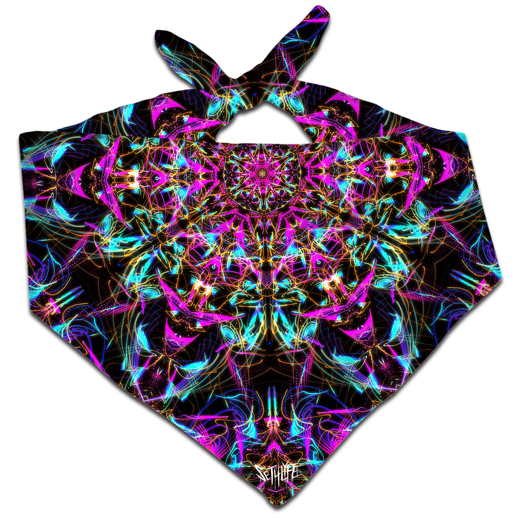 NEON MANDALA BANDANA