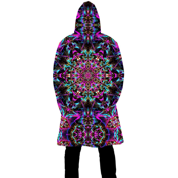 NEON MANDALA ZIP UP CLOAK