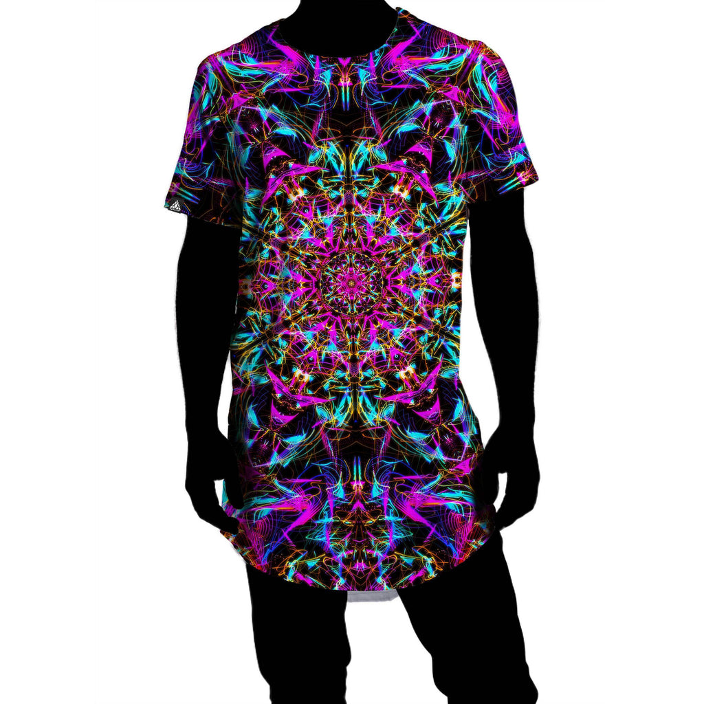 NEON MANDALA DROP TEE