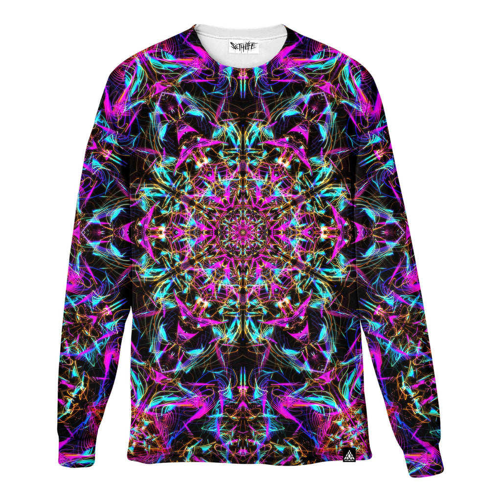 NEON MANDALA LONG SLEEVE T