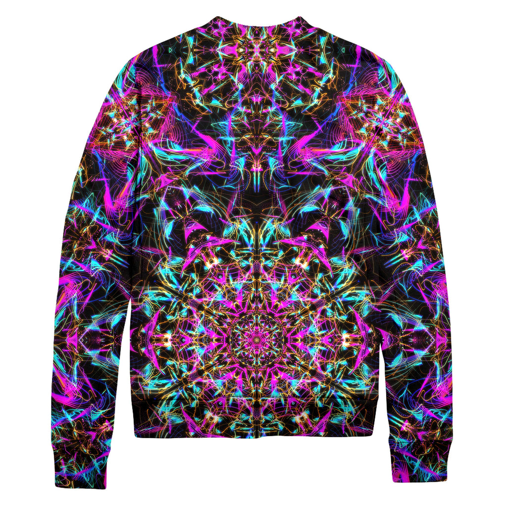 NEON MANDALA VARSITY JACKET