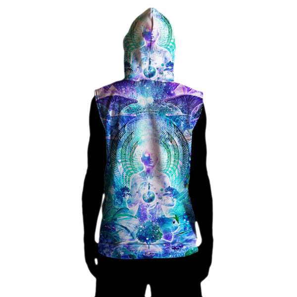 OBSERVERS OF THE SKY SLEEVELESS HOODIE