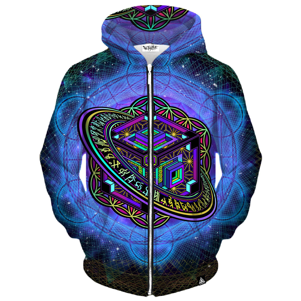 PERSPECTIVE ZIP UP HOODIE