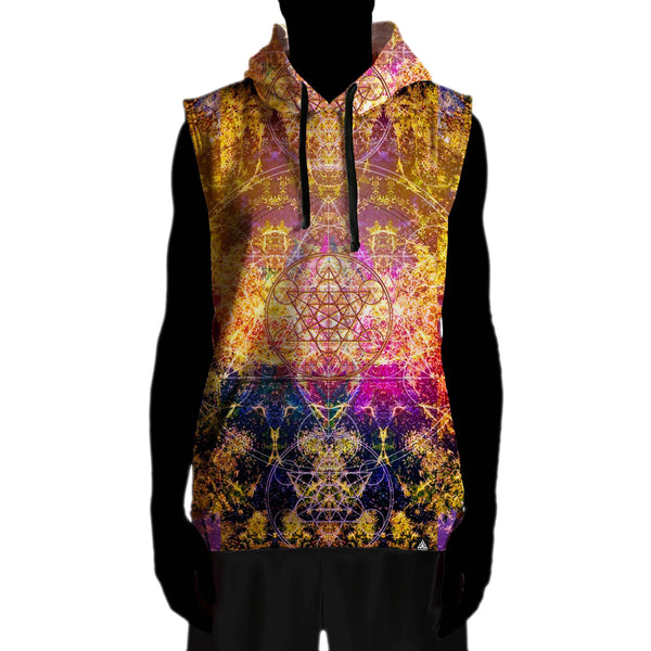 PINEAL METATRON SLEEVELESS HOODIE