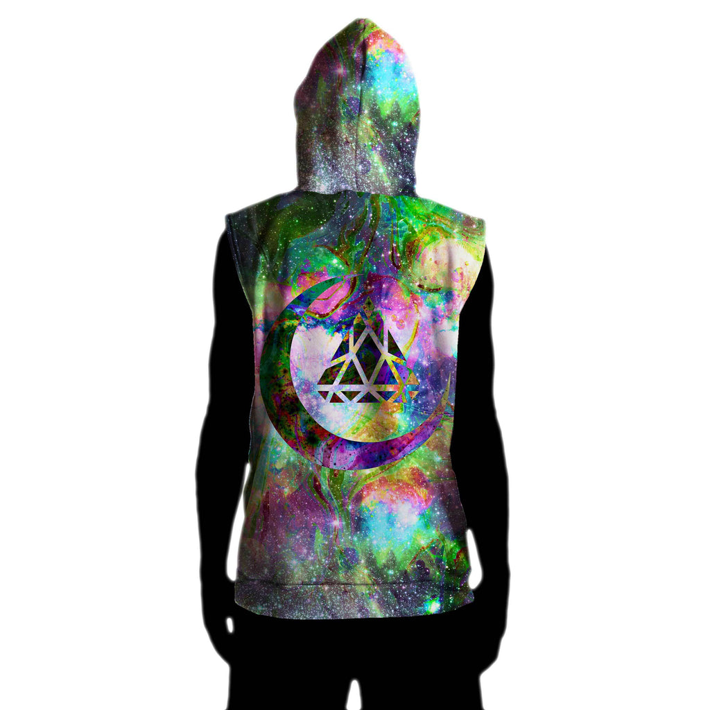 PLEASURE MOON SLEEVELESS HOODIE