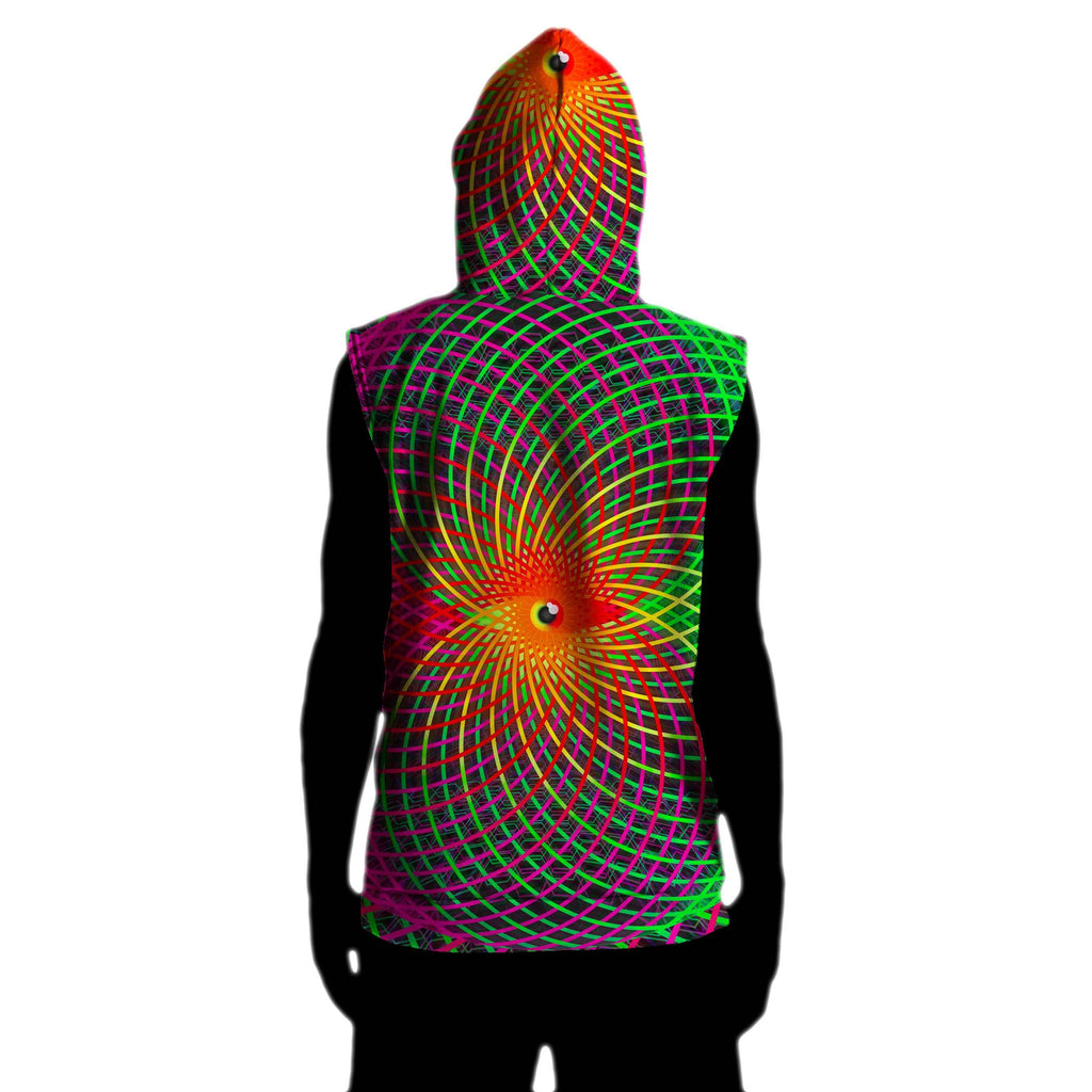 PSYTRANCE SLEEVELESS HOODIE