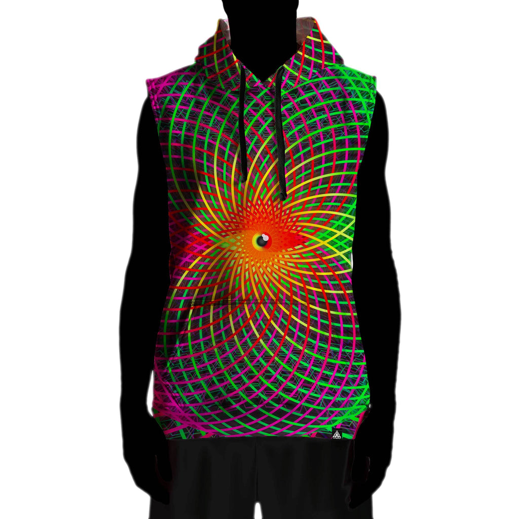 PSYTRANCE SLEEVELESS HOODIE
