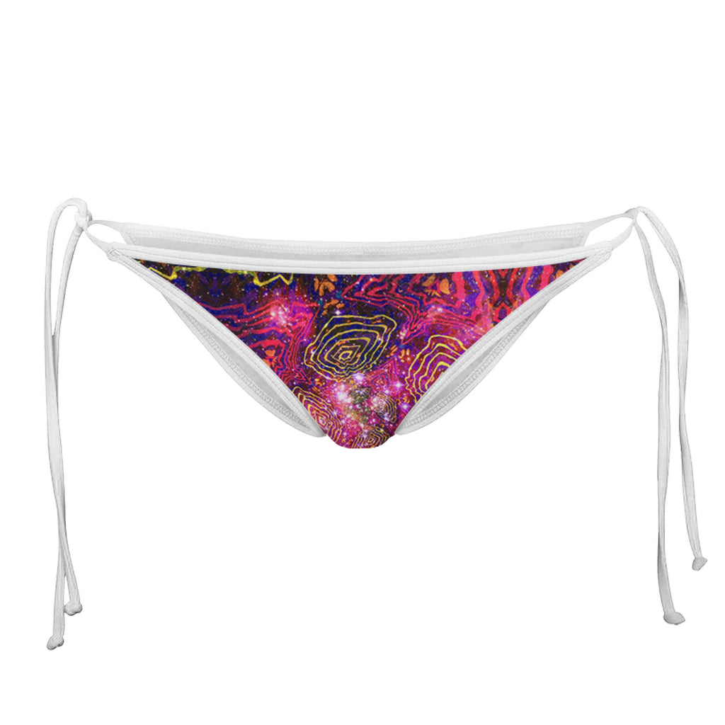 RAPHAEL PORTAL WHITE STRING BIKINI BOTTOMS