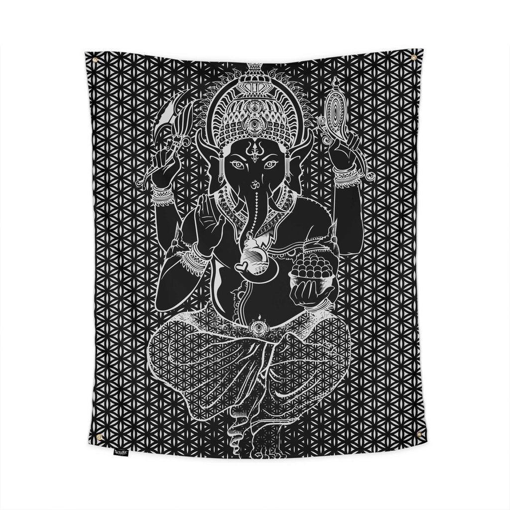 SACRED GANESHA TAPESTRY