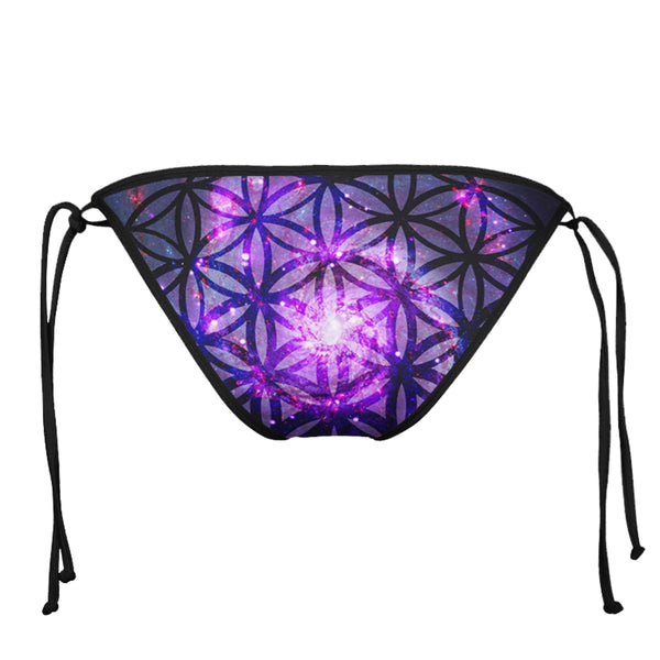 SACRED SPACE BLACK STRING BIKINI BOTTOMS