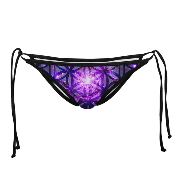 SACRED SPACE BLACK STRING BIKINI BOTTOMS