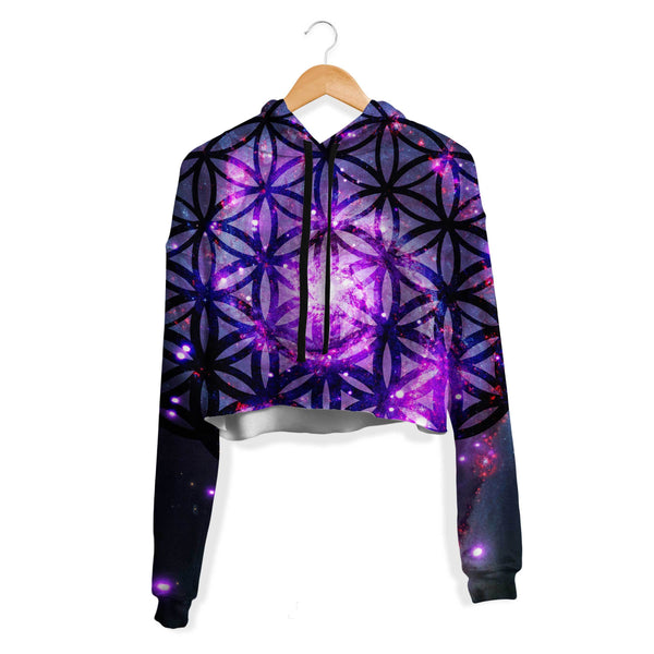 SACRED SPACE CROP HOODIE