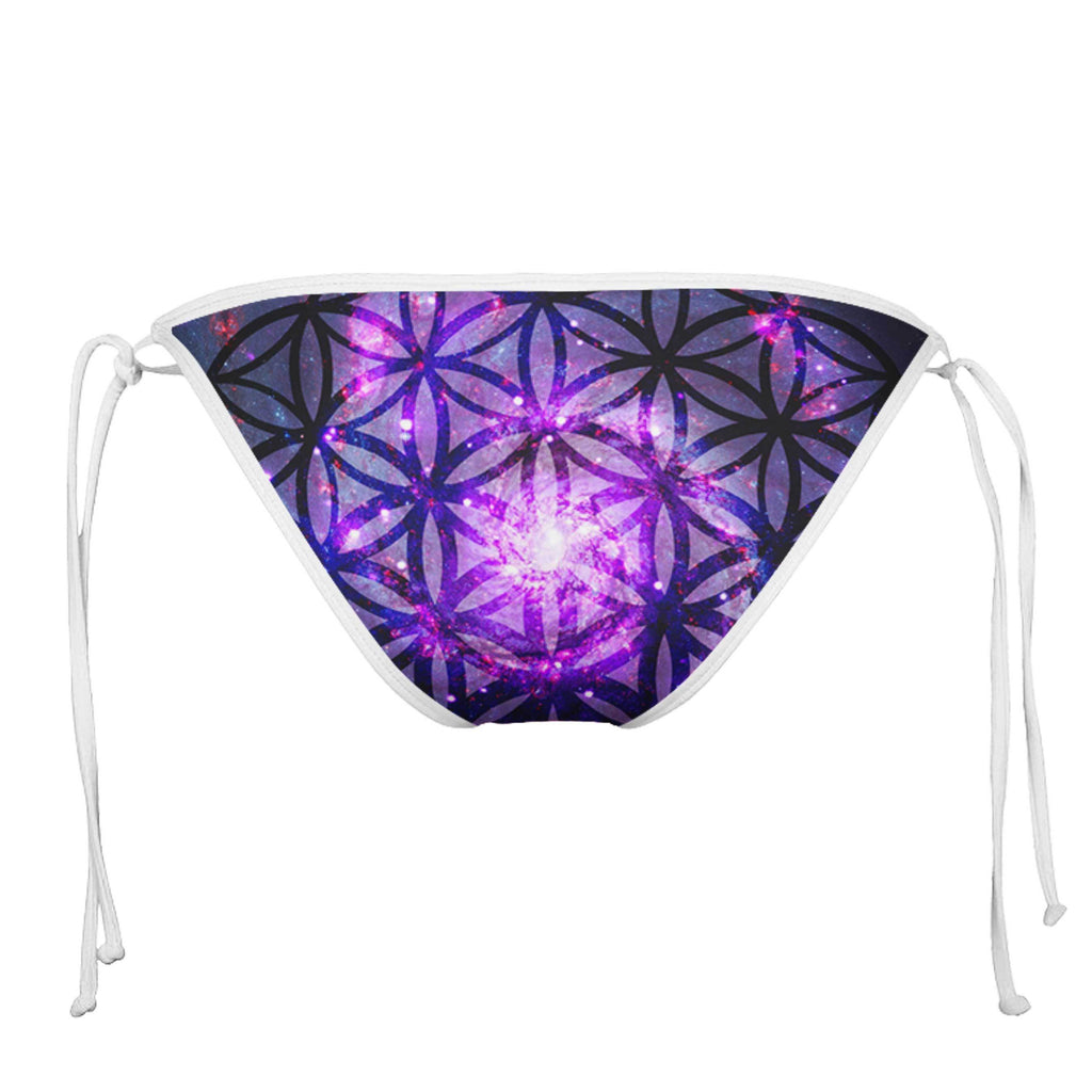 SACRED SPACE WHITE STRING BIKINI BOTTOMS