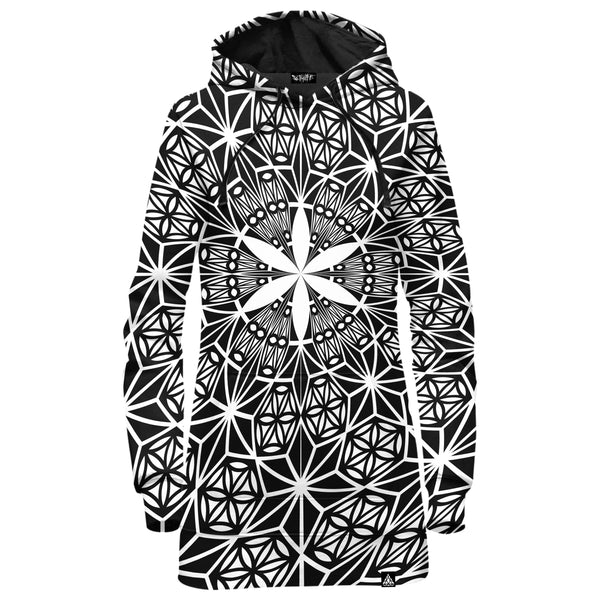 SEED OF ASANOHA HOODIE DRESS