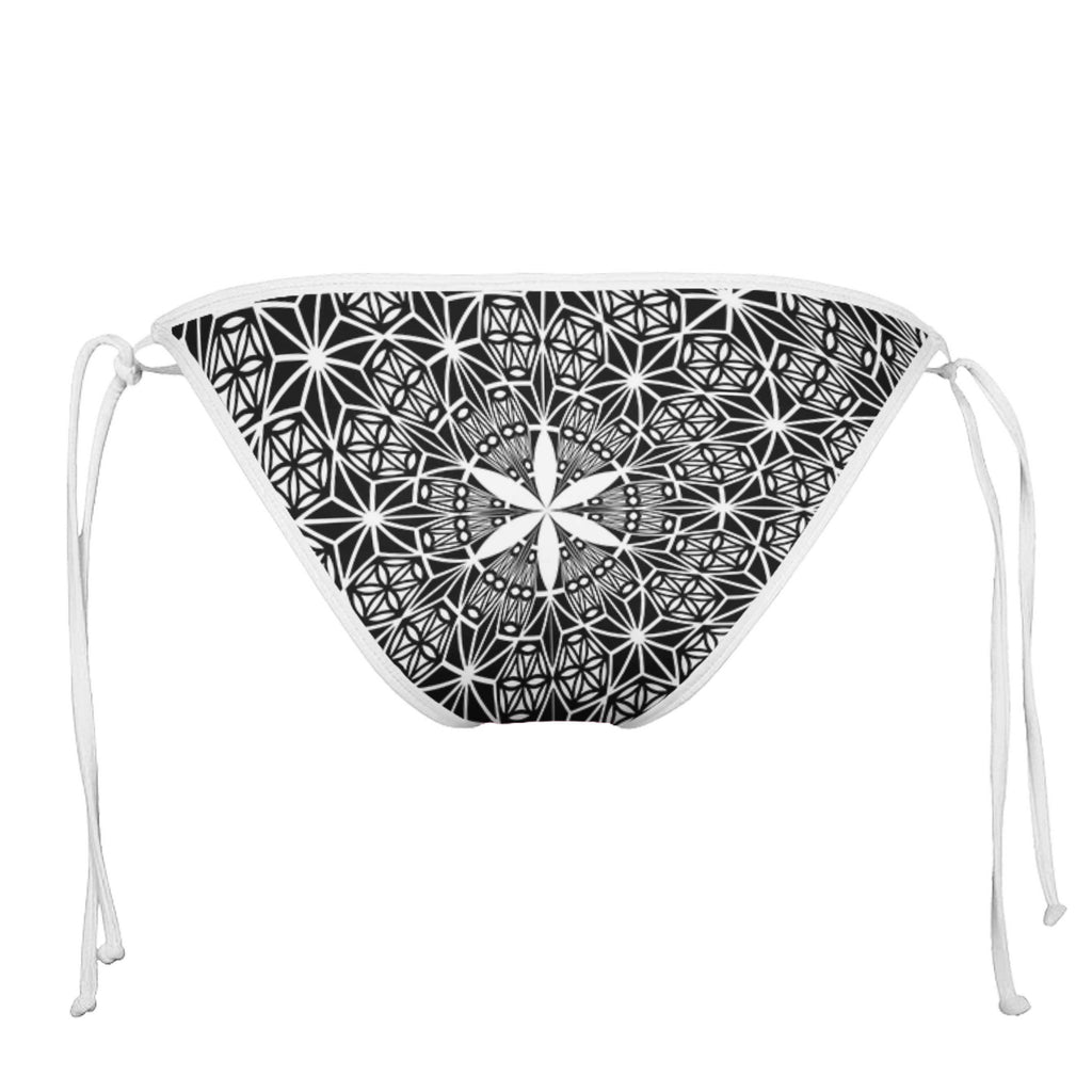 SEED OF ASANOHA WHITE STRING BIKINI BOTTOMS