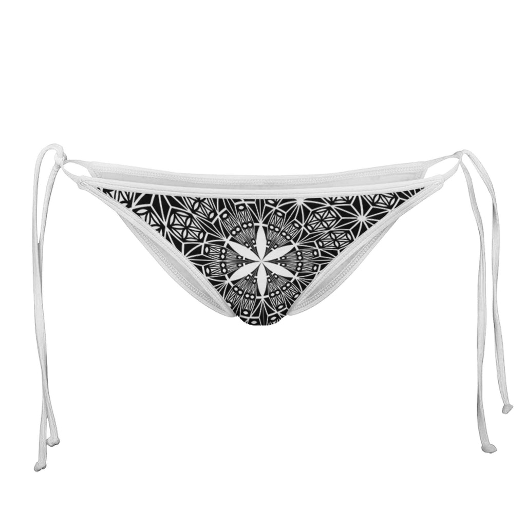 SEED OF ASANOHA WHITE STRING BIKINI BOTTOMS