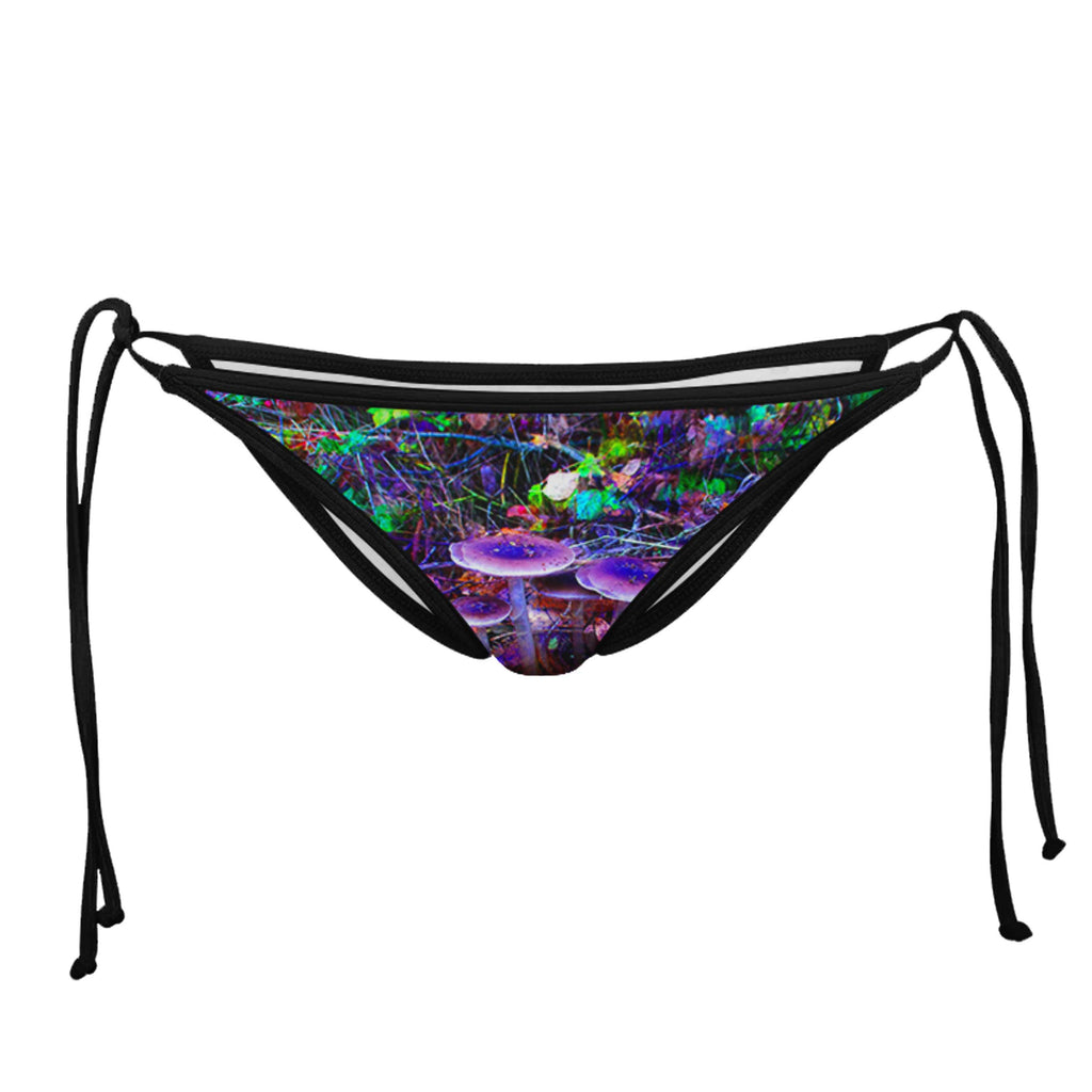 SHROOMZ BLACK STRING BIKINI BOTTOMS