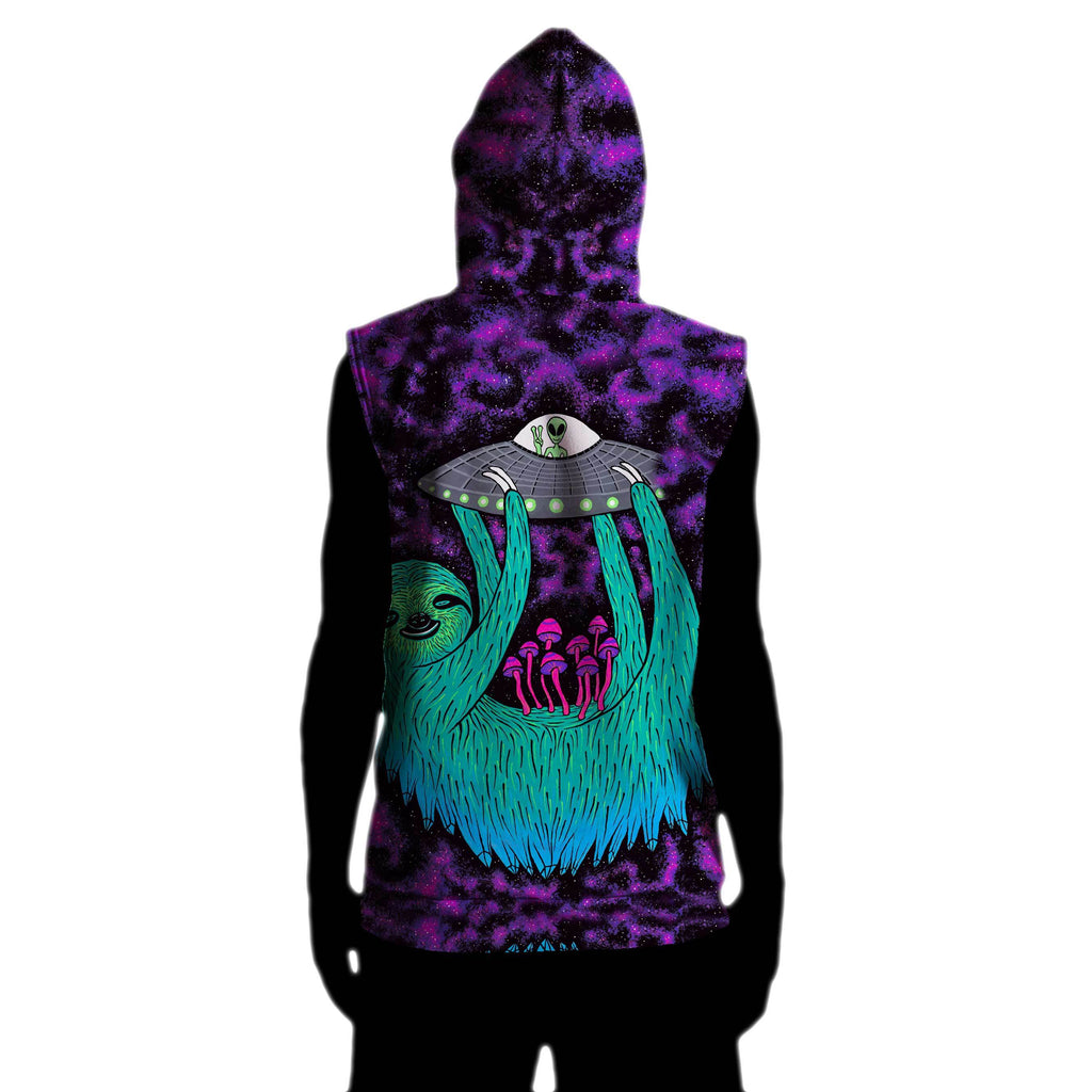 SLOTH ABDUCTION SLEEVELESS HOODIE