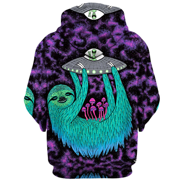 SLOTH ABDUCTION ZIP UP HOODIE