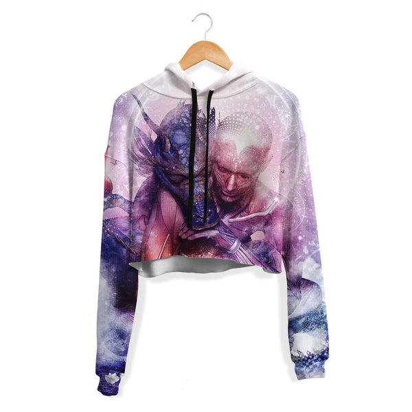 SOULMATES CROP HOODIE