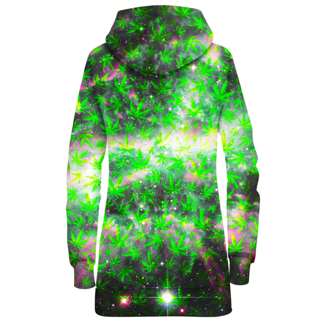 SPACE GANJA HOODIE DRESS