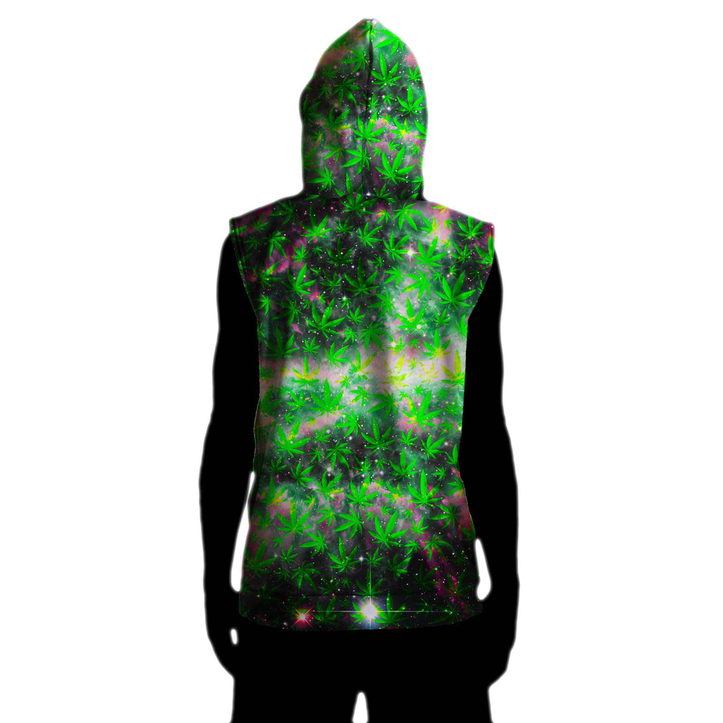 SPACE GANJA SLEEVELESS HOODIE