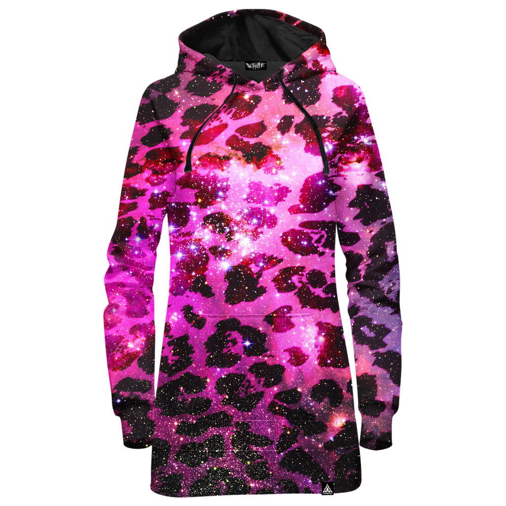 SPACE LEOPARD HOODIE DRESS