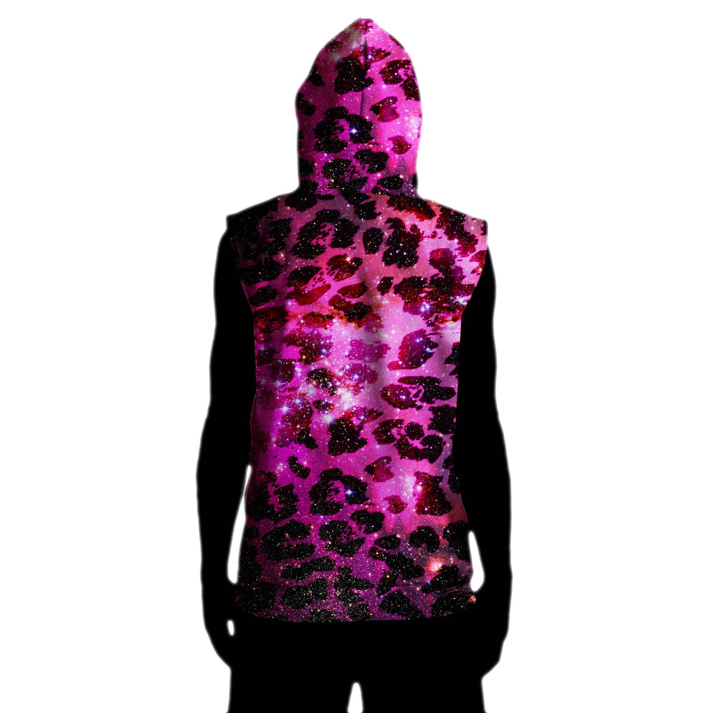 SPACE LEOPARD SLEEVELESS HOODIE