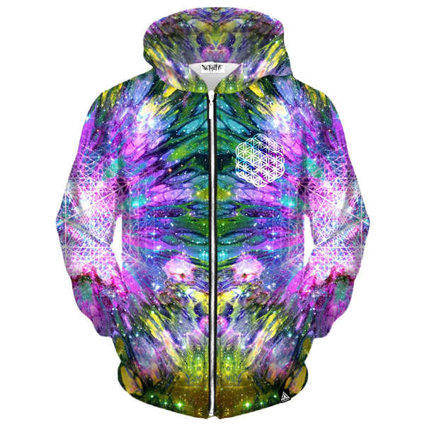 SPIRIT GUIDE PURPLE ZIP UP HOODIE