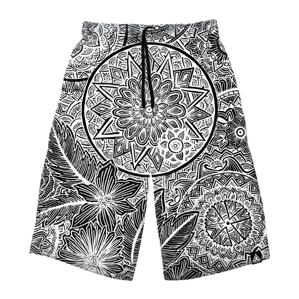 STAR MANDALA LONG SHORTS