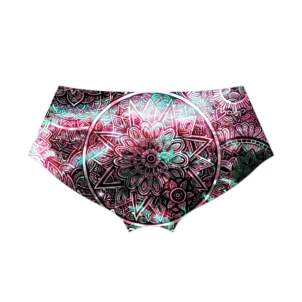 STAR MANDALA VIBE BOOTY SHORTS