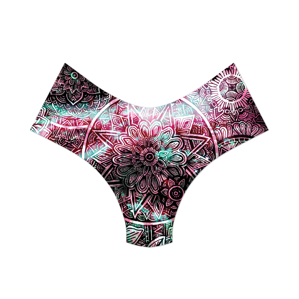 STAR MANDALA VIBE BOOTY SHORTS