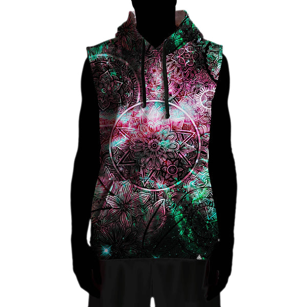 STAR MANDALA VIBE SLEEVELESS HOODIE