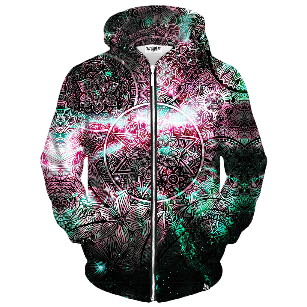 STAR MANDALA VIBE ZIP UP HOODIE