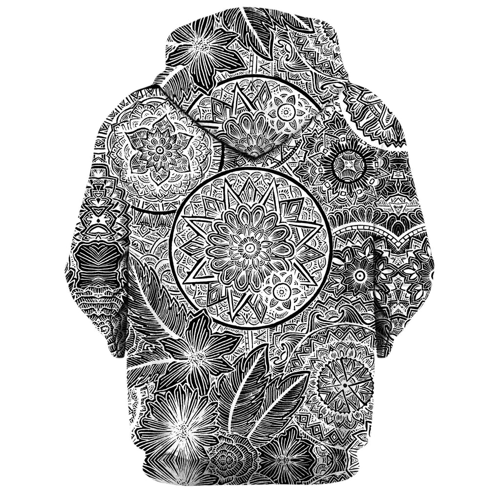 STAR MANDALA ZIP UP HOODIE