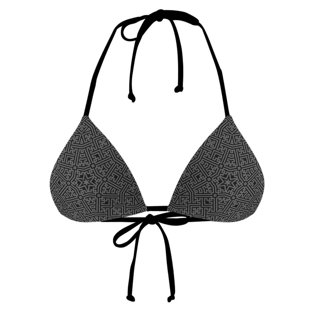 STAR SAYAGATA BLACK STRING BIKINI TOP