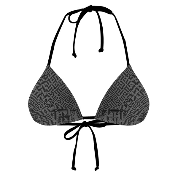 STAR SAYAGATA BLACK STRING BIKINI TOP