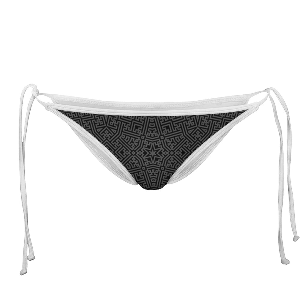 STAR SAYAGATA WHITE STRING BIKINI BOTTOMS