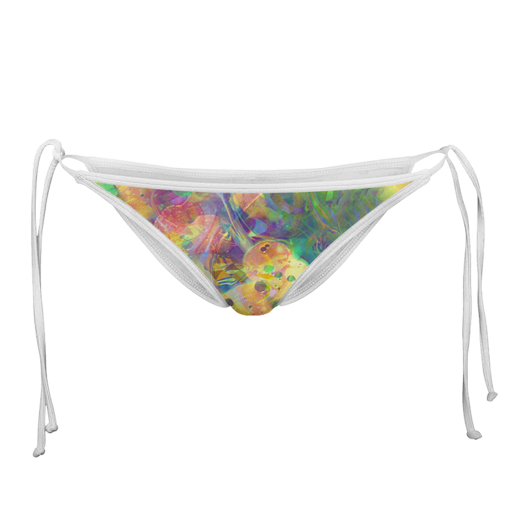 THIS IS MY PARTY WHITE STRING BIKINI BOTTOMS