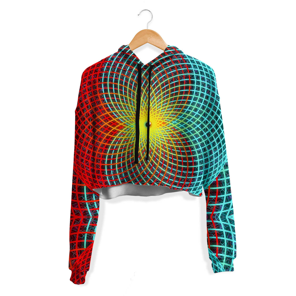 TRANCE CROP HOODIE