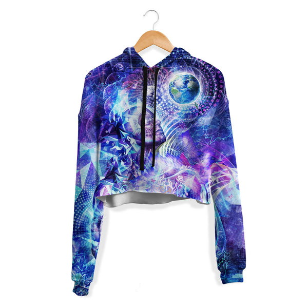 TRANSCENSION CROP HOODIE