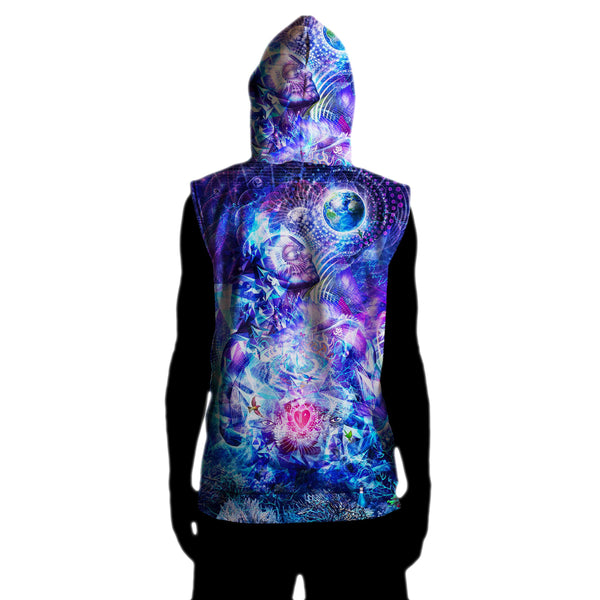 TRANSCENSION SLEEVELESS HOODIE