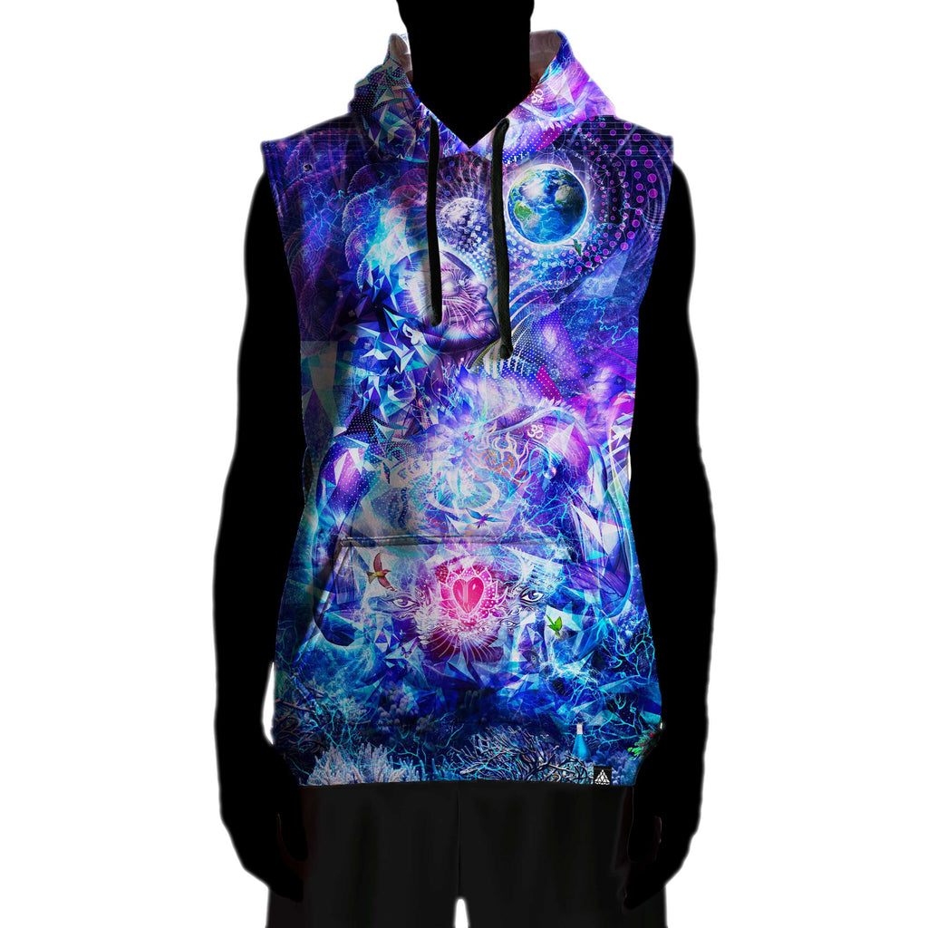 TRANSCENSION SLEEVELESS HOODIE