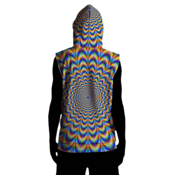 TRIPPY SLEEVELESS HOODIE