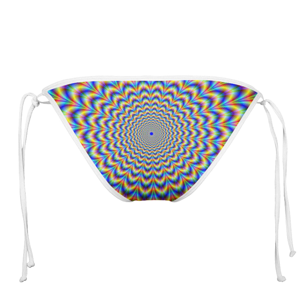 TRIPPY WHITE STRING BIKINI BOTTOMS