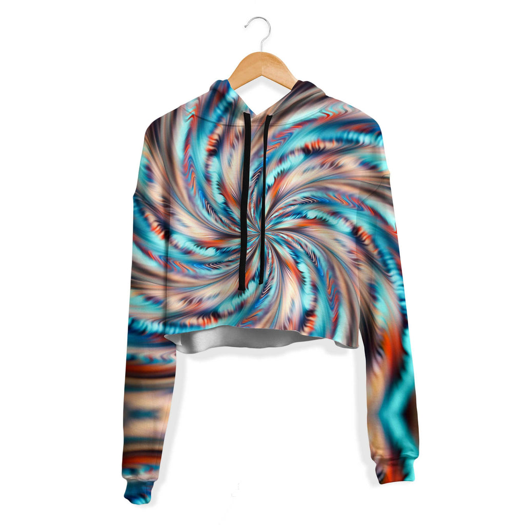 TWIST CROP HOODIE