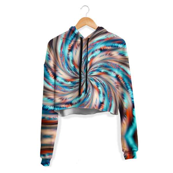 TWIST CROP HOODIE