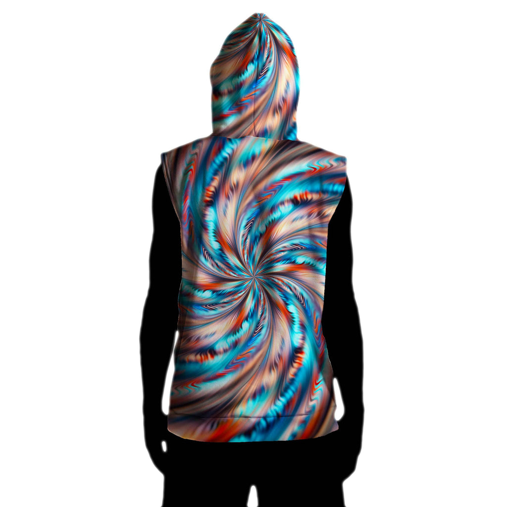 TWIST SLEEVELESS HOODIE