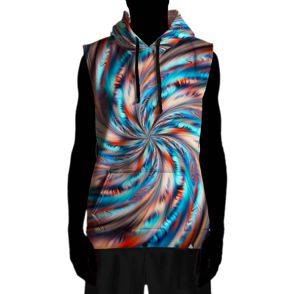 TWIST SLEEVELESS HOODIE