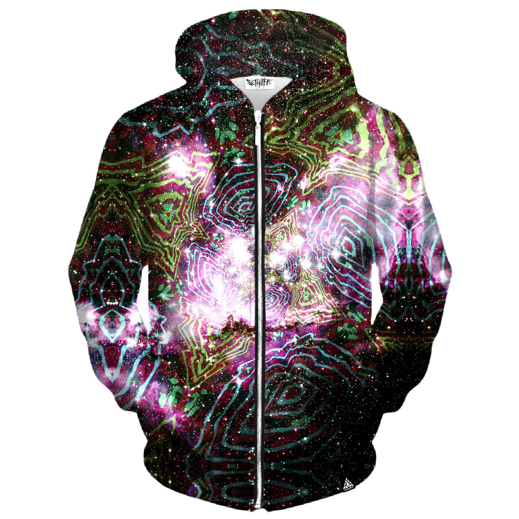 WAVEY VORTEX ZIP UP HOODIE